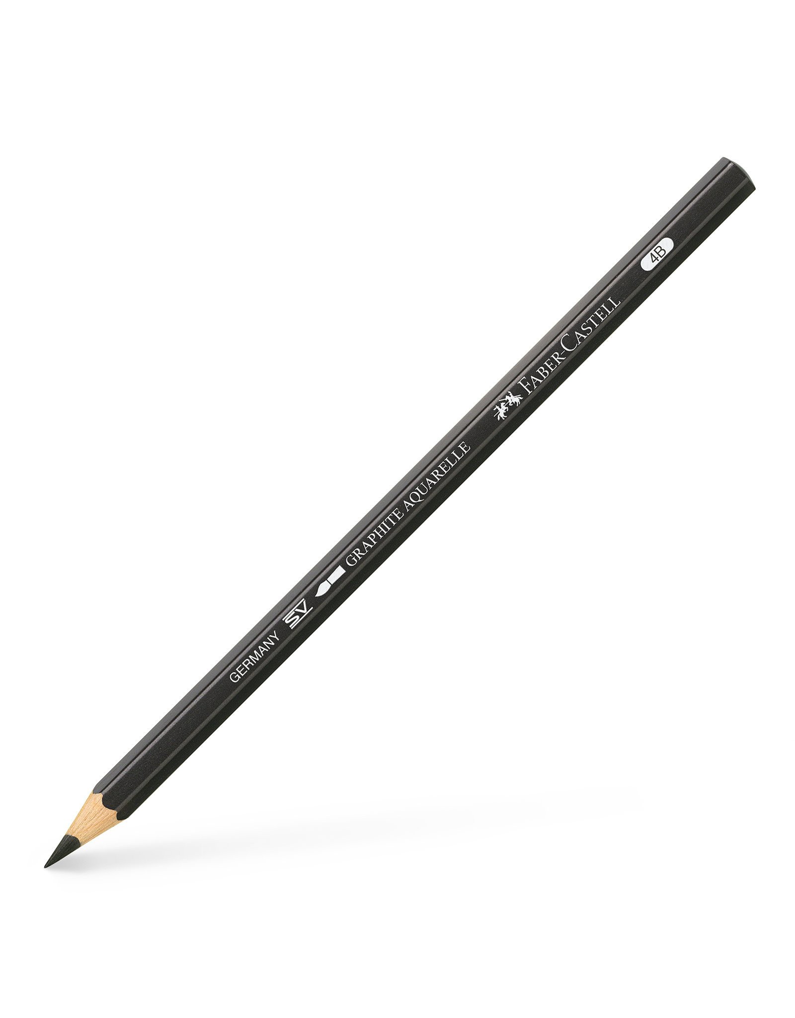 FABER-CASTELL Graphite Aquarelle Pencil, 4B