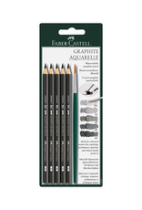 FABER-CASTELL Graphite Aquarelle Pencils, Set of 5