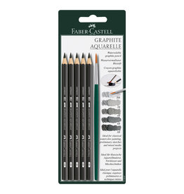 FABER-CASTELL Graphite Aquarelle Pencils, Set of 5