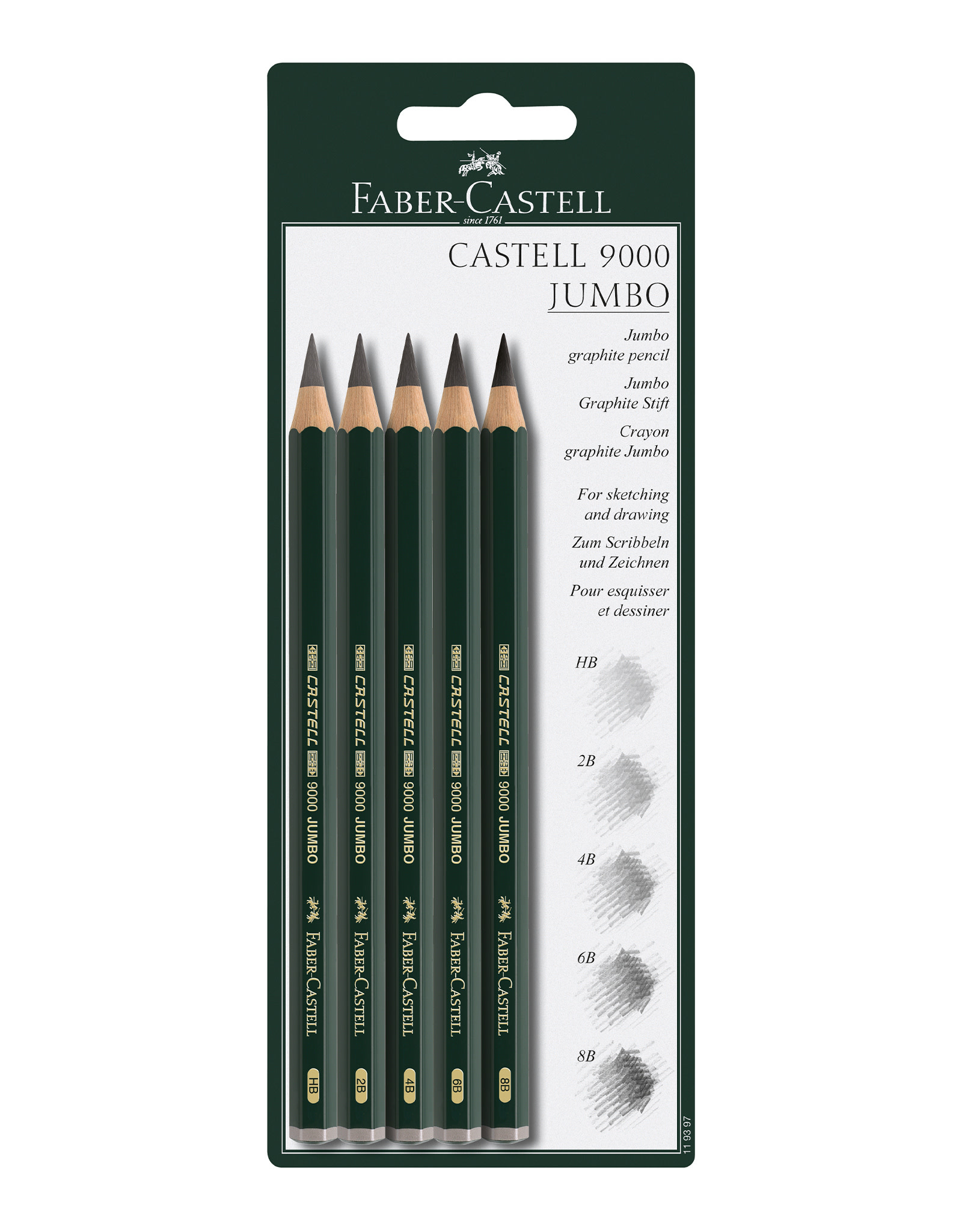  Faber-Castell Graphite Aquarelle Water-Soluble Single Pencil,  Hb : Artists Pencils : Office Products