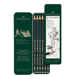 FABER-CASTELL Castell® 9000 Graphite Pencil Set of 6