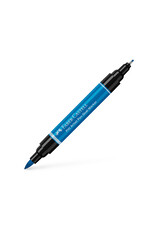 FABER-CASTELL Pitt Artist Pen Dual Tip Marker, Phthalo Blue