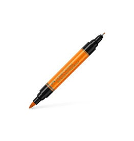 FABER-CASTELL Pitt Artist Pen Dual Tip Marker, Orange Glaze