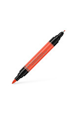 FABER-CASTELL Pitt Artist Pen Dual Tip Marker, Scarlet Red