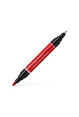 FABER-CASTELL Pitt Artist Pen Dual Tip Marker, Deep Scarlet Red