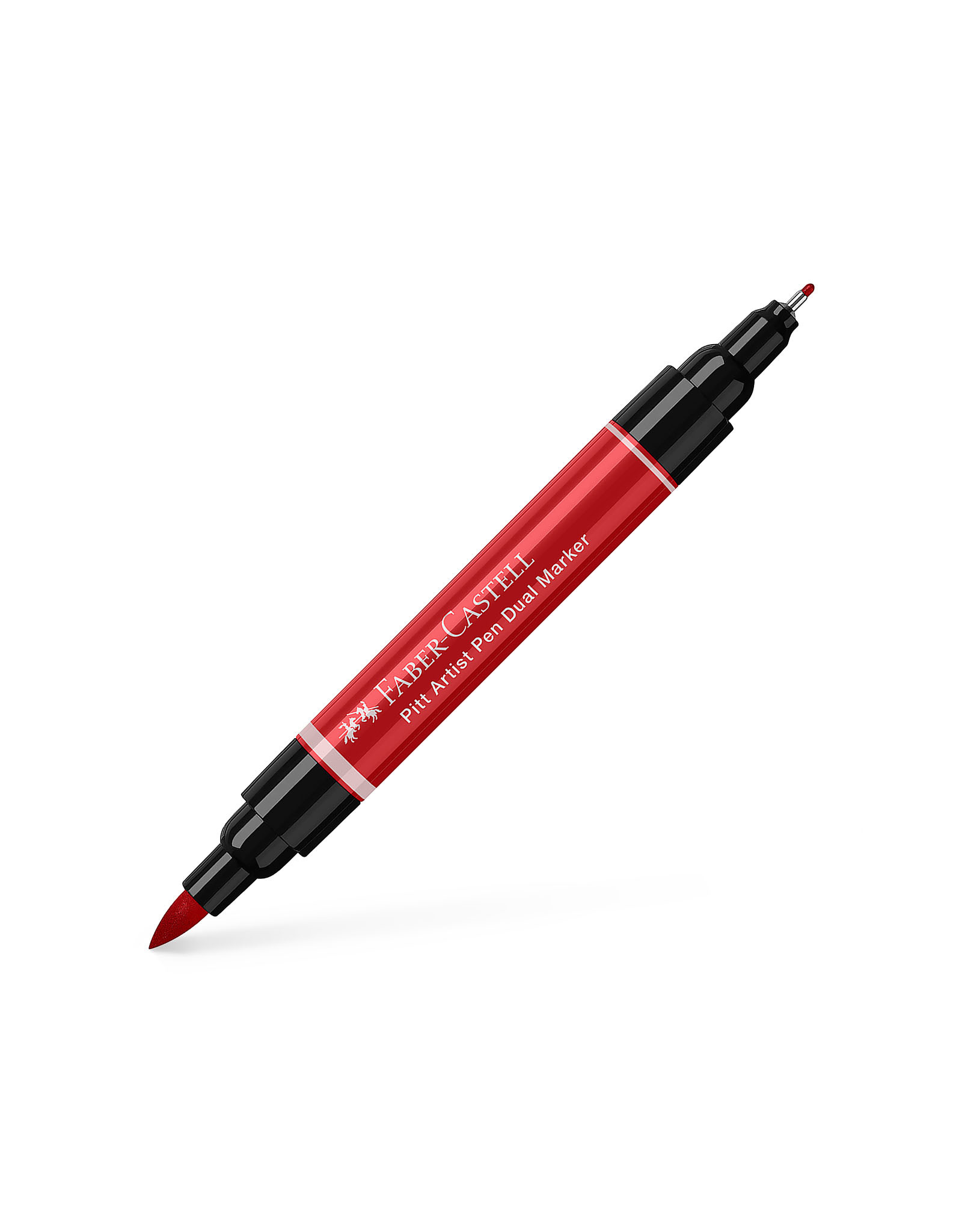 FABER-CASTELL Pitt Artist Pen Dual Tip Marker, Deep Scarlet Red