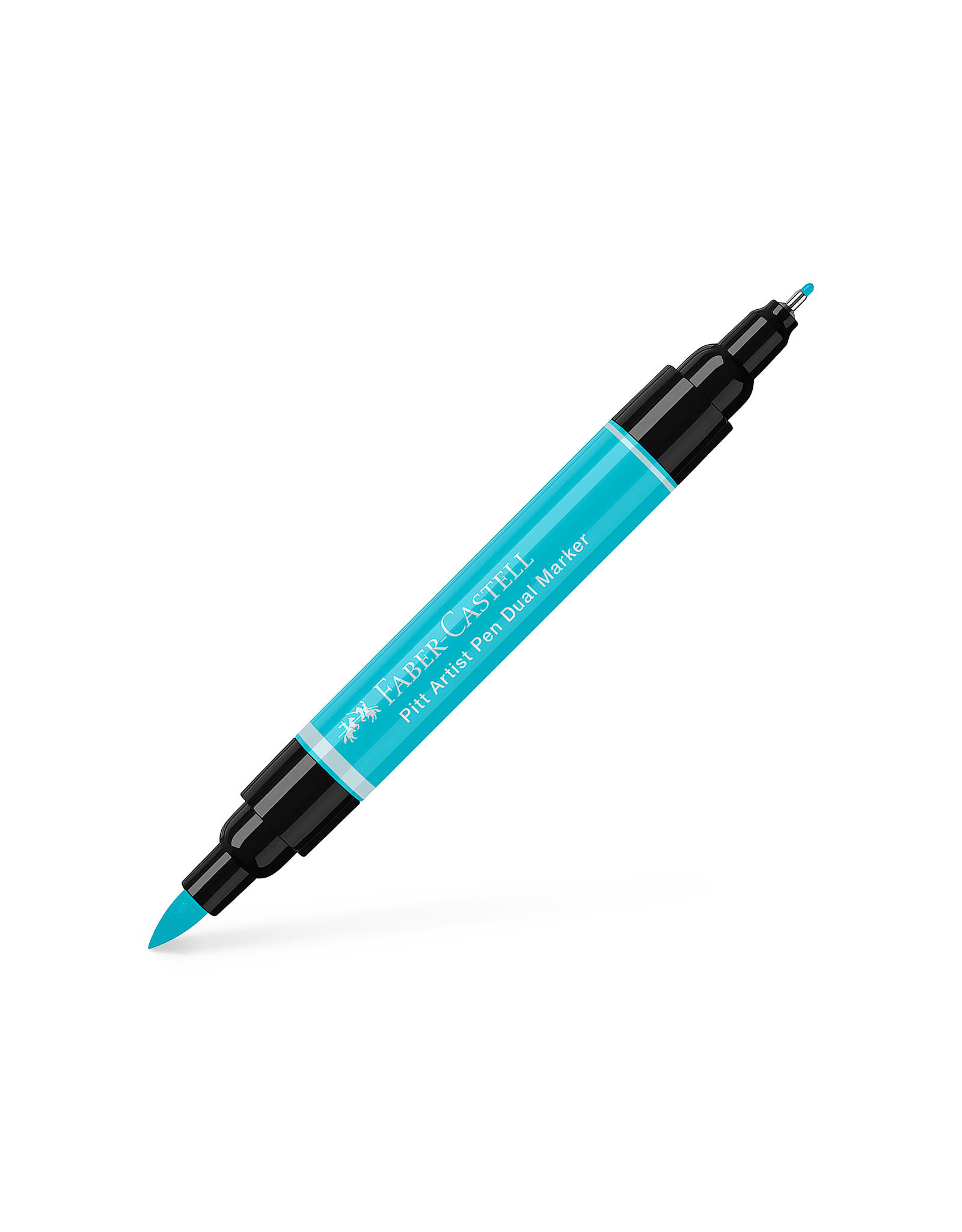 FABER-CASTELL Pitt Artist Pen Dual Tip Marker, Light Cobalt Turquoise