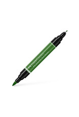 FABER-CASTELL Pitt Artist Pen Dual Tip Marker, Permanent Green Olive