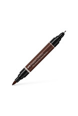 FABER-CASTELL Pitt Artist Pen Dual Tip Marker, Dark Sepia