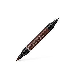 FABER-CASTELL Pitt Artist Pen Dual Tip Marker, Dark Sepia