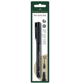 FABER-CASTELL Pitt Artist Pen, Medium, Black, Carded