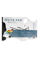 New Wave New Wave White Pad Ergonomic Hand Held Paper Palette, 11” x 16”
