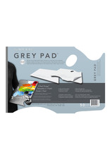 New Wave New Wave Grey Pad Ergonomic Hand Held Paper Palette, 11” x 16”