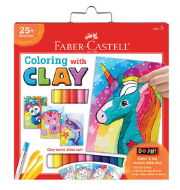 FABER-CASTELL Faber-Castell Do Art Coloring with Clay, Unicorn and Friends