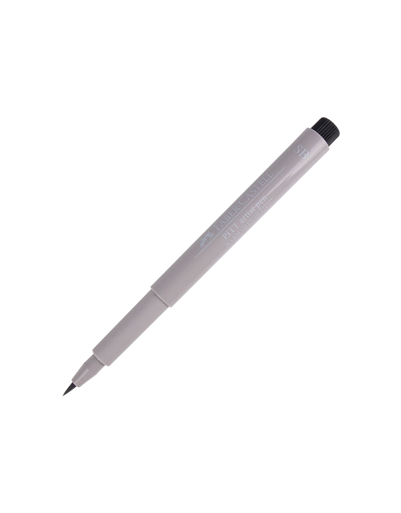 FABER-CASTELL Pitt Artist Pen, Soft Brush, Warm Grey III