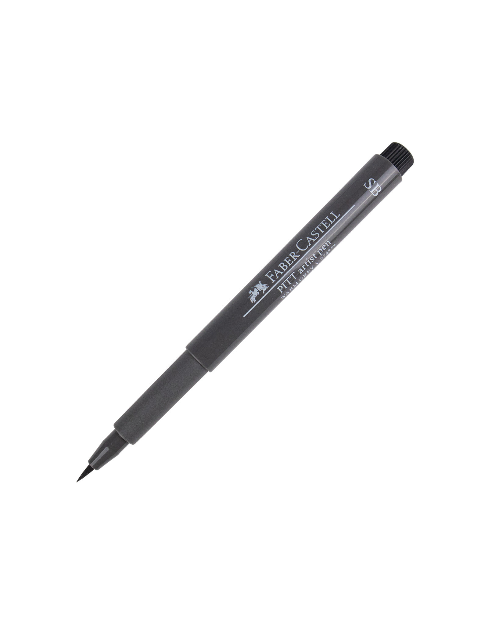 FABER-CASTELL Pitt Artist Pen, Soft Brush, Warm Grey V