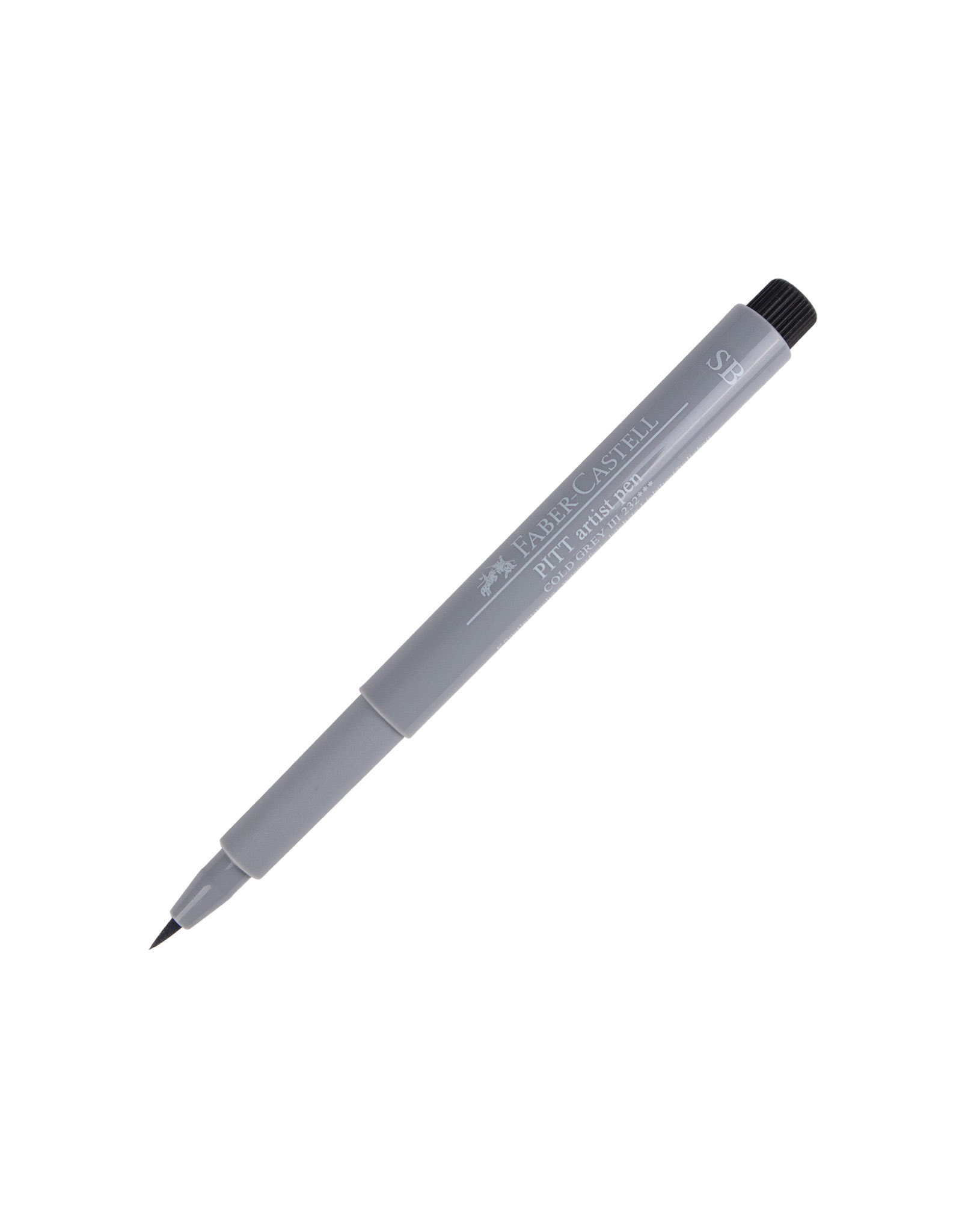 FABER-CASTELL Pitt Artist Pen, Soft Brush, Cold Grey III