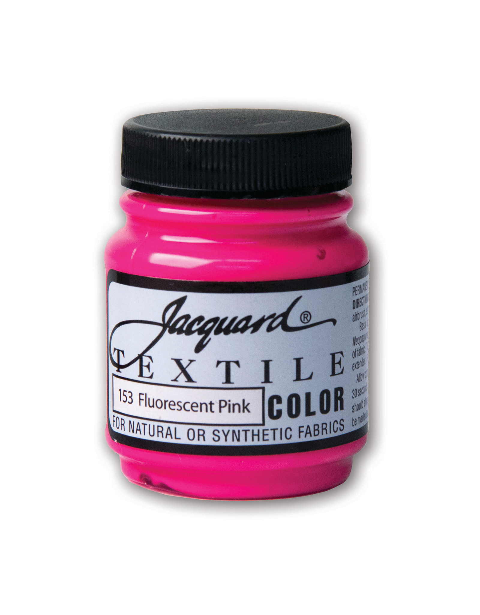 Jacquard Textile Color, #153 Fluorescent Pink - The Art Store