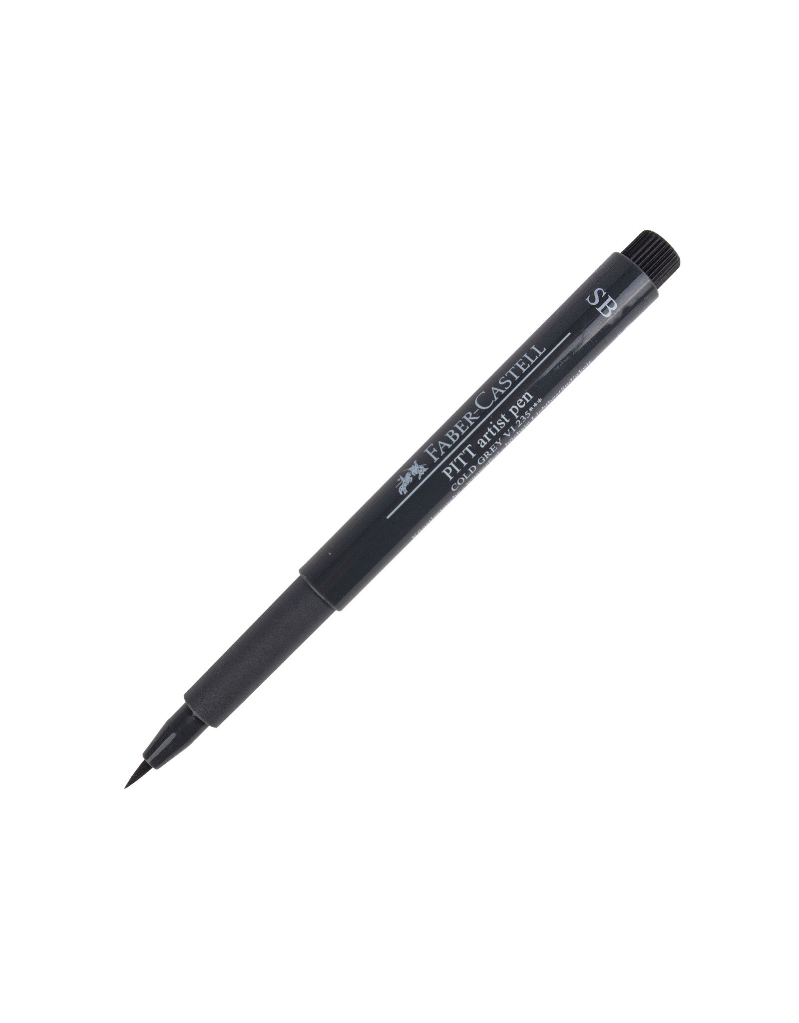 FABER-CASTELL Pitt Artist Pen, Soft Brush, Cold Grey VI