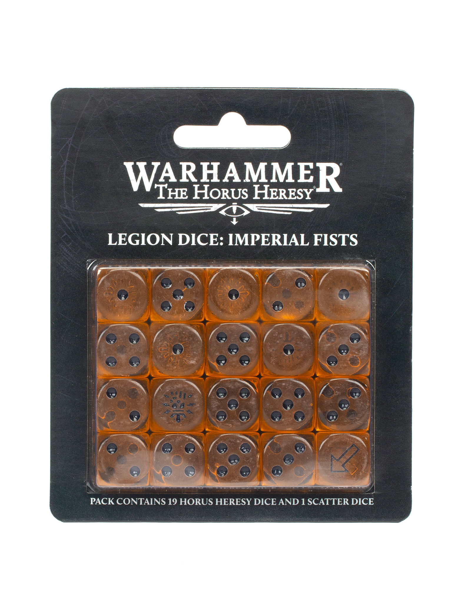 Games Workshop Horus Heresy Legion Dice Imperial Fists (Discontinued)
