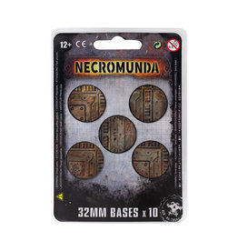 Games Workshop Necromunda 32mm Bases x 10