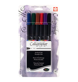 Sakura Pigma Calligrapher® Calligraphy Pens, Set of 6