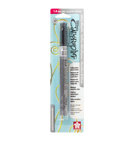 Sakura Pen-Touch® Calligrapher™ Calligraphy Pens, Silver (F)
