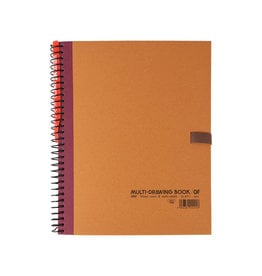 HOLBEIN Holbein Brown Multimedia Sketchbook, 7 5/16” x 5 3/8”