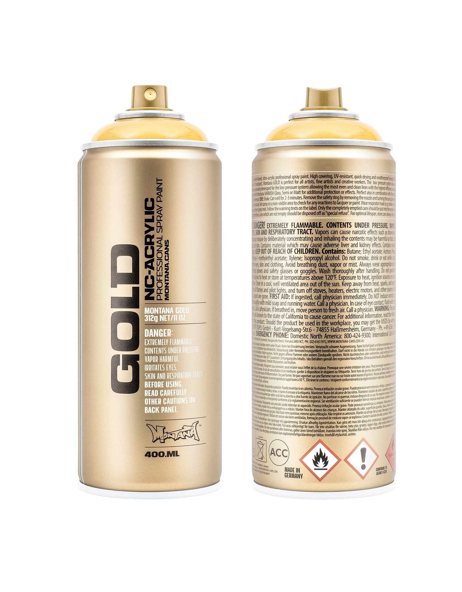 CLEARANCE Montana GOLD, Transparent Yellow Cab