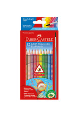 FABER-CASTELL Faber-Castell Grip Watercolor EcoPencils, Set of 12