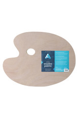 Art Alternatives Art Alternatives Wooden Oval Palette 11¾” x 15¾”