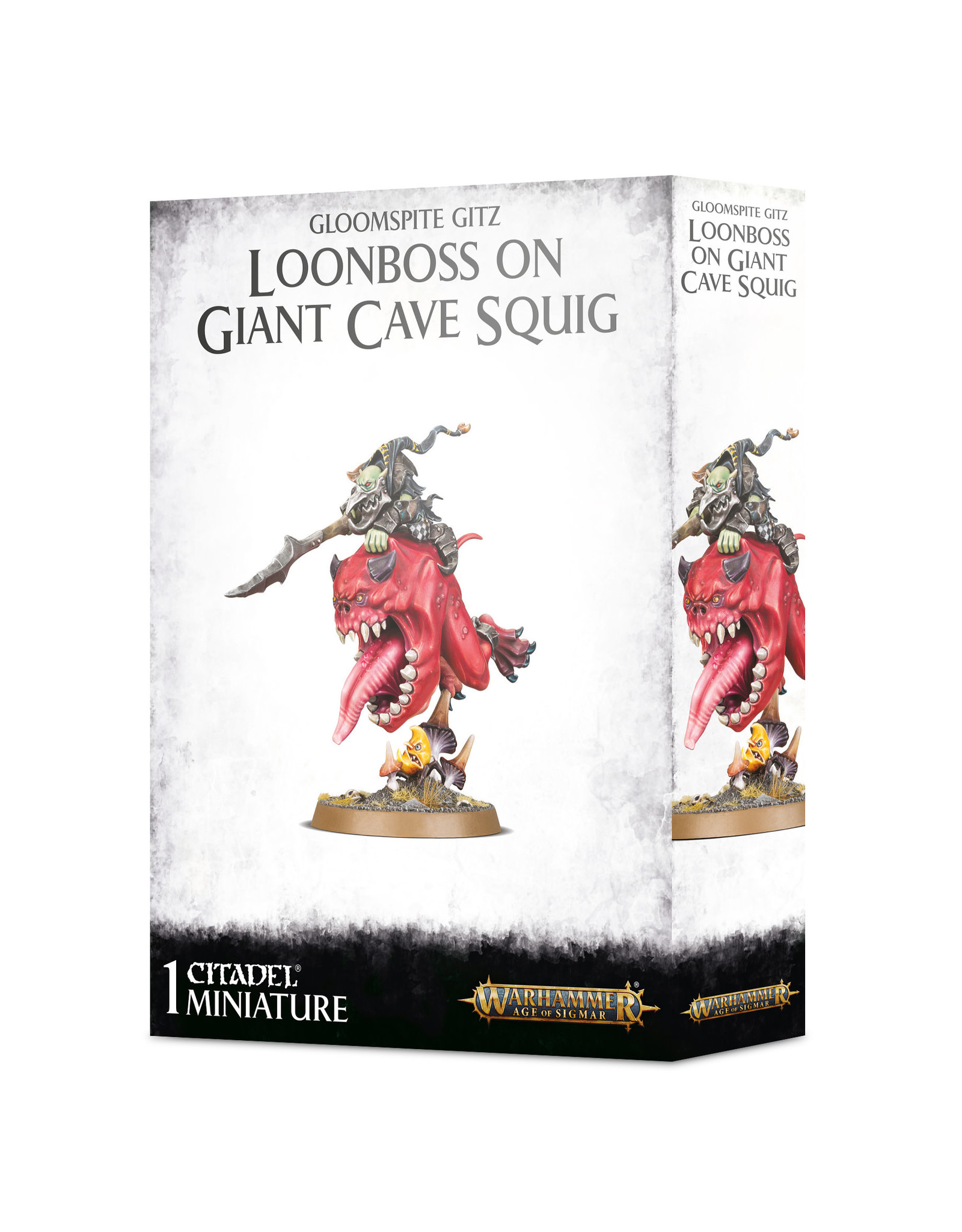 Games Workshop Gloomspite Gitz Loonboss on Giant Cave Squig