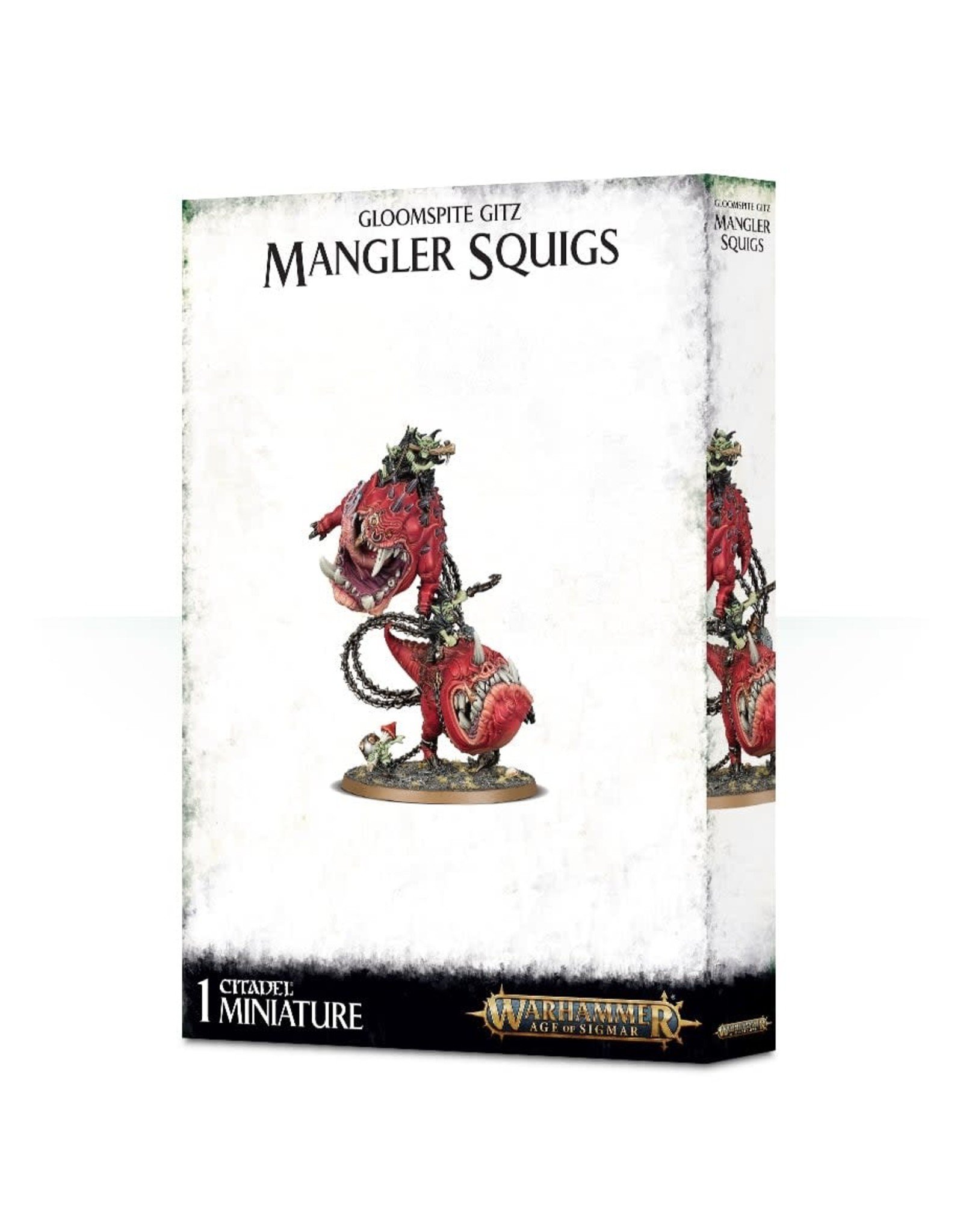 Games Workshop Gloomspite Gitz Mangler Squig / Loonboss on Mangler Squigs
