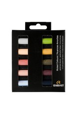 Royal Talens Rembrandt Soft Pastels, Muted Colors Set of 10
