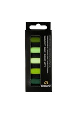 Royal Talens Rembrandt Soft Pastel 5 Half Stick Micro Set Lush Greens