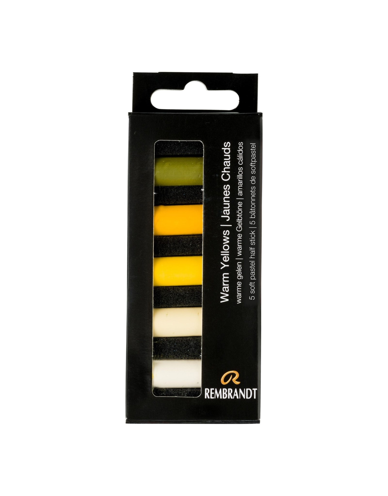 Royal Talens Rembrandt Soft Pastels, Warm Yellows Set of 5