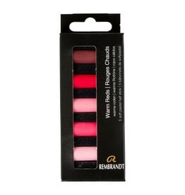 Royal Talens Rembrandt Soft Pastel 5 Half Stick Micro Set Warm Reds