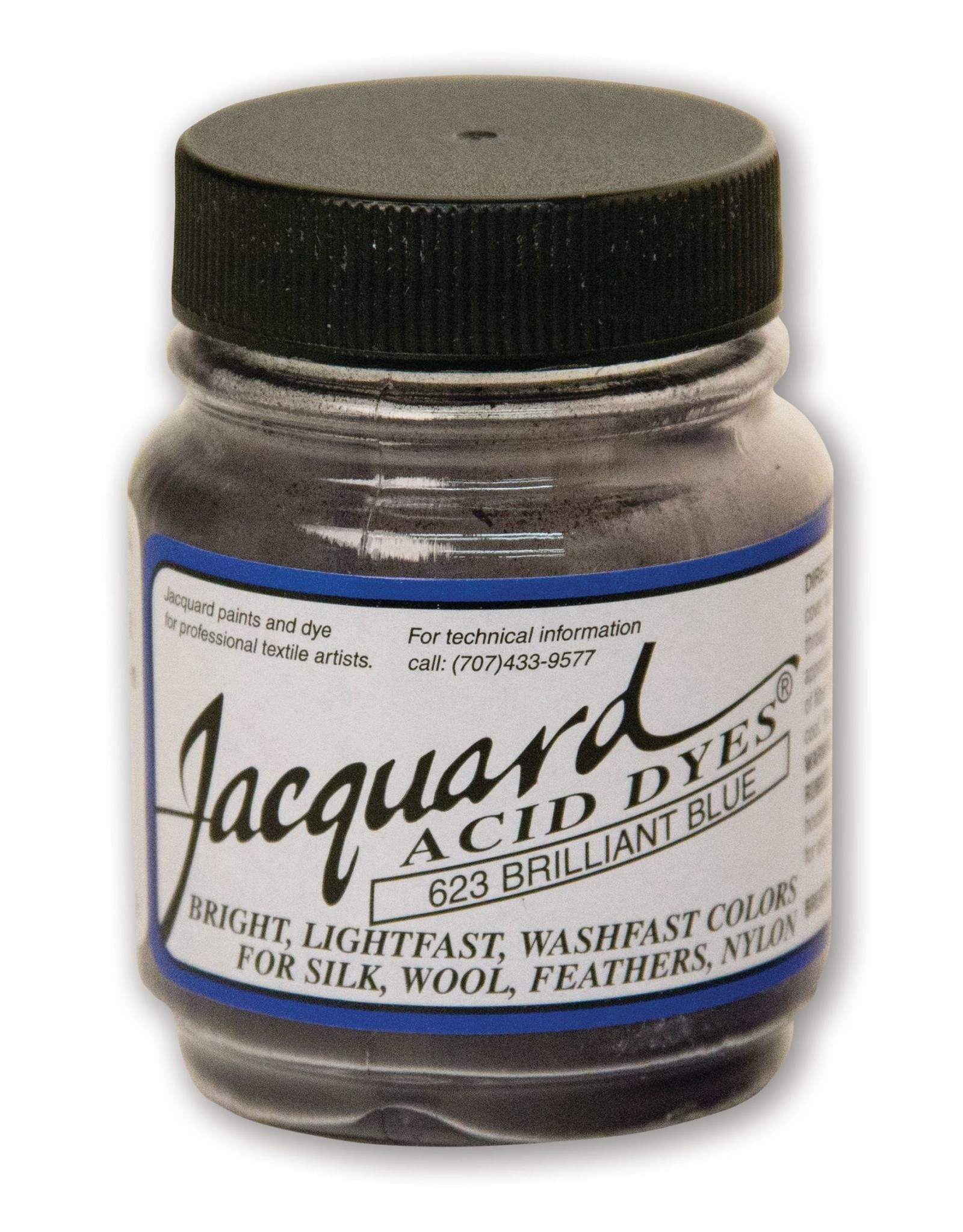 Jacquard Jacquard Acid Dye, #623 Brilliant Blue ½oz