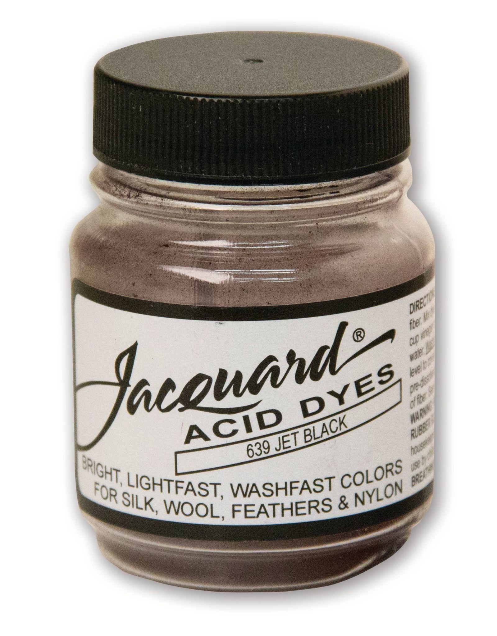 Jacquard Jacquard Acid Dye, #639 Jet Black ½oz