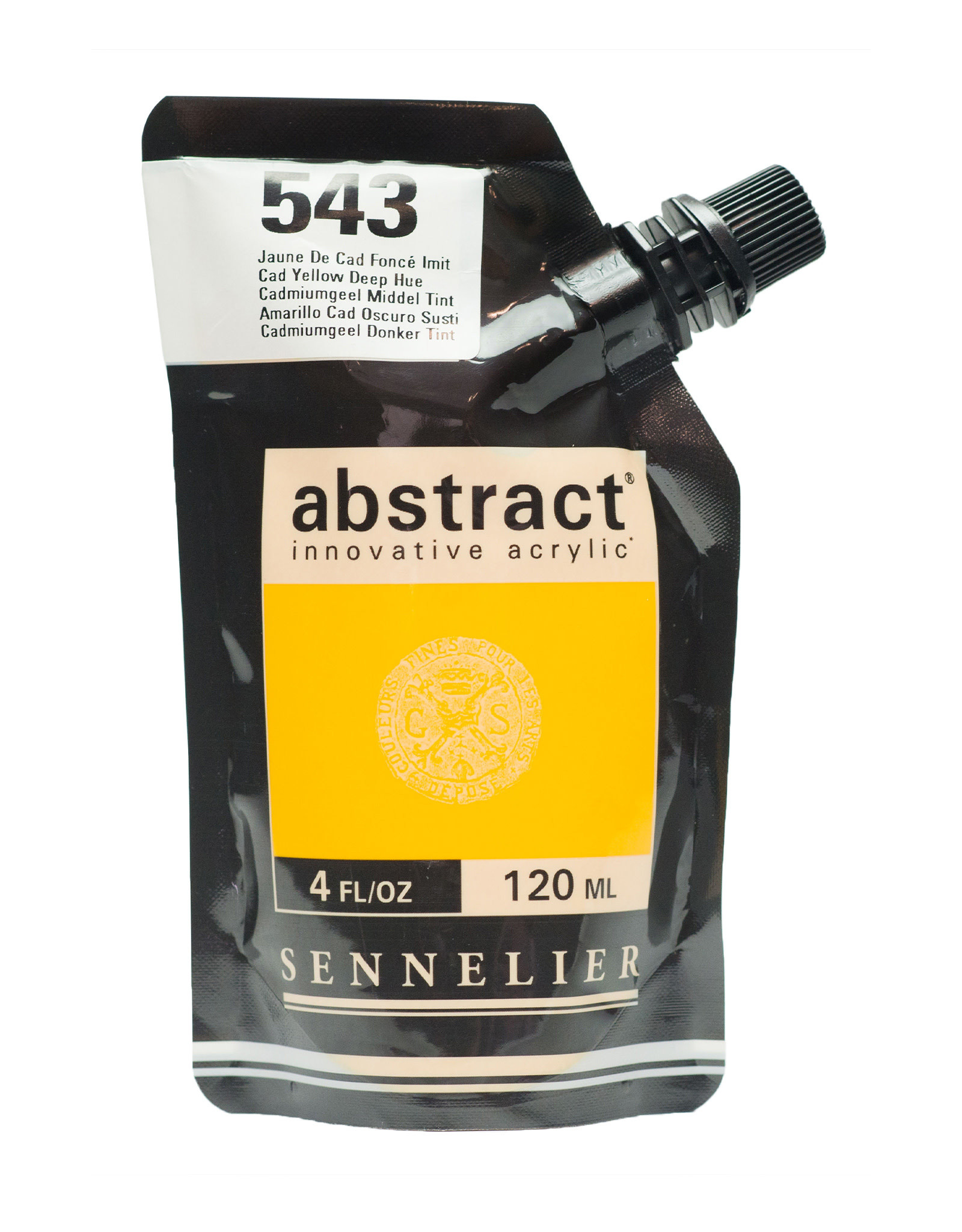 Sennelier Sennelier Abstract Acrylic, Cadmium Yellow Deep Hue 120ml