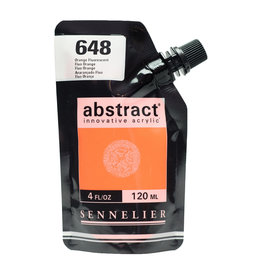 Sennelier Sennelier Abstract Acrylic, Fluorescent Orange 120ml