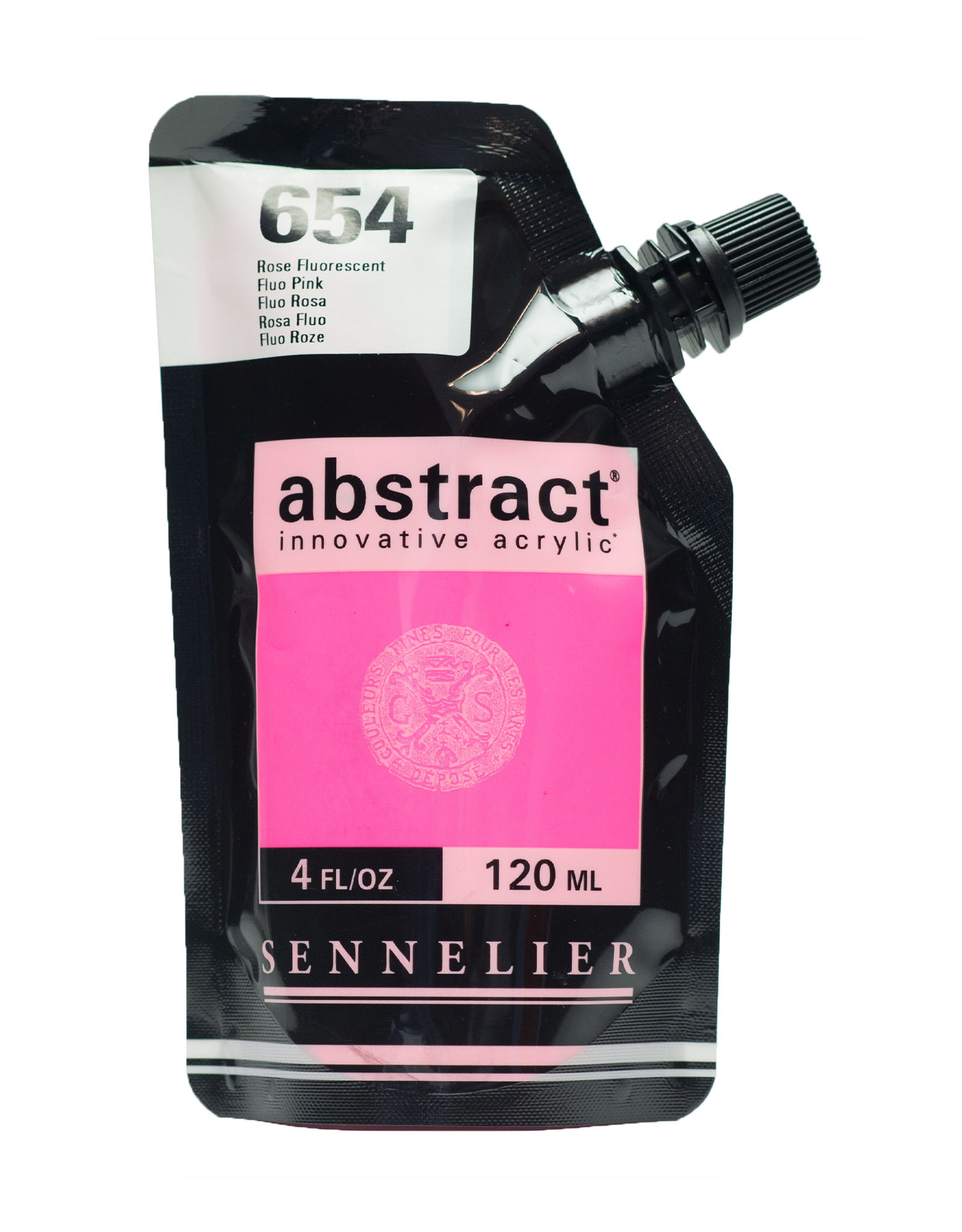 Sennelier Sennelier Abstract Acrylic, Fluorescent Pink 120ml