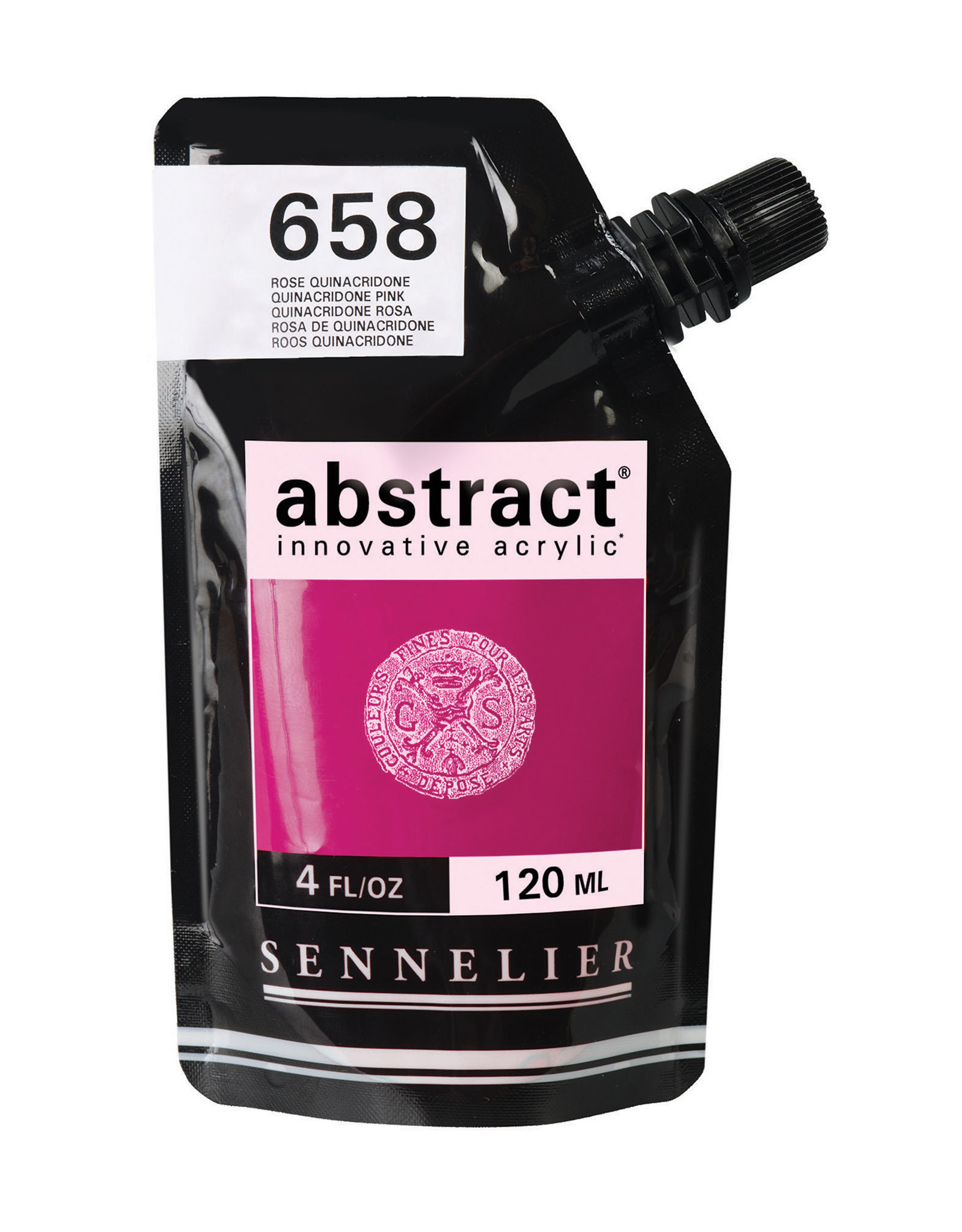 Sennelier Sennelier Abstract Acrylic, Quinacridone Pink 120ml