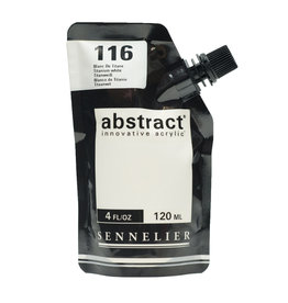 Sennelier Sennelier Abstract Acrylic, Titanium White 120ml