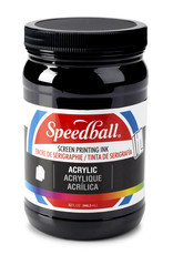 SPEEDBALL ART PRODUCTS Speedball Acrylic Screen Printing Ink, Black, 32oz