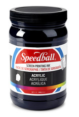 CLEARANCE Speedball Acrylic Screen Printing Ink, Dark Blue, 32oz