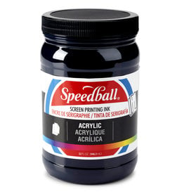 CLEARANCE Speedball Acrylic Screen Printing Ink, Dark Blue, 32oz