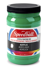CLEARANCE Speedball Acrylic Screen Printing Ink, Emerald Green, 32oz
