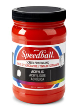 SPEEDBALL ART PRODUCTS Speedball Acrylic Screen Printing Ink, Fire Red, 32oz