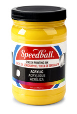 SPEEDBALL ART PRODUCTS Speedball Acrylic Screen Printing Ink, Medium Yellow, 32oz